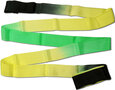 Wedstrijdlint Pastorelli 6.2 meter lang, Black-Yellow-Green