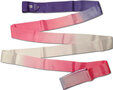 Wedstrijdlint Pastorelli 6.2 meter lang, Violet-Pink-White