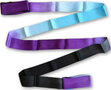 Wedstrijdlint Pastorelli 6.2 meter lang, Black-Violet-Sky Blue