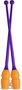 Pastorelli 45.2 cm Gym VIOLET-ORANGE CONNECTABLE Clubs BICOLOUR model MASHA